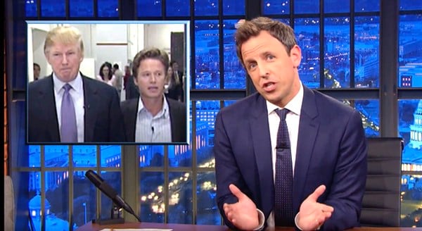 seth meyers billy bush tape