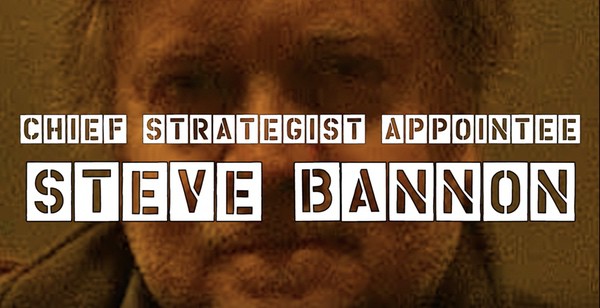 Steve Bannon protest