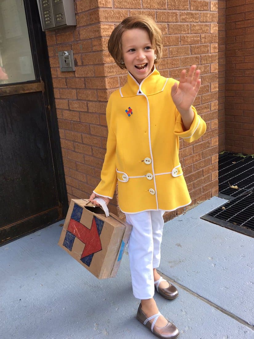 boy Hillary Clinton costume