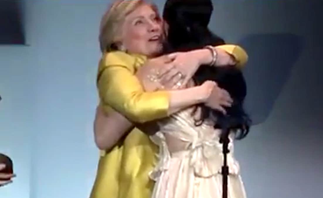 Hillary Clinton Katy Perry unicef ball