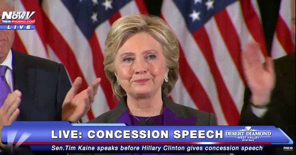 Clinton concession