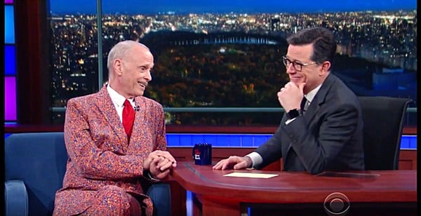 John Waters Christmas Stephen Colbert