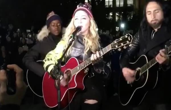 Madonna Washington Square Park