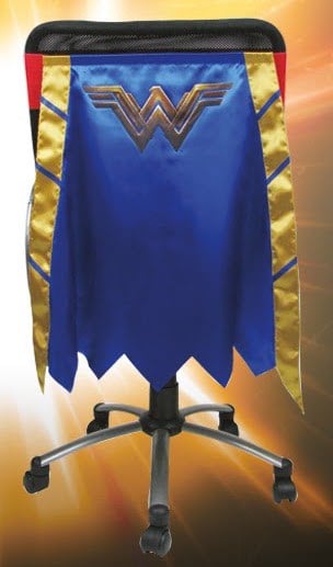 A Wonder Woman chair cape makes a great gay gift.