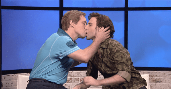 john cena gay kiss snl