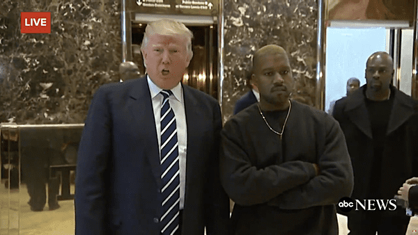 donald trump kanye west