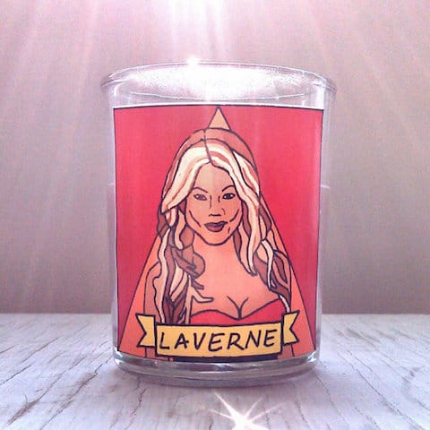 Laverne Cox candles makes a great gay gift