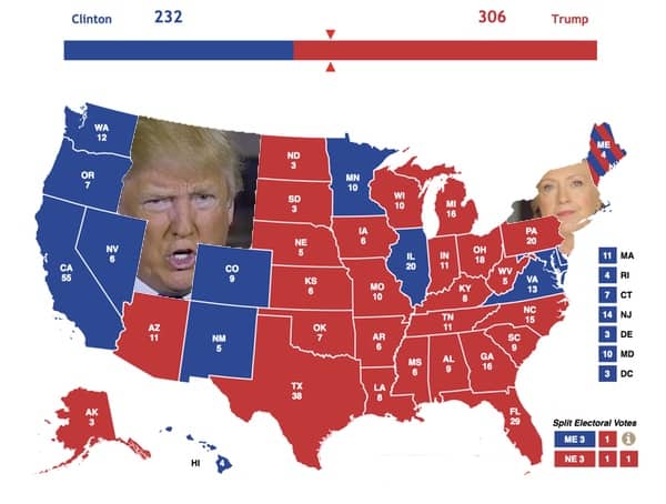 electoral college map