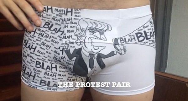 Trump protest underwear