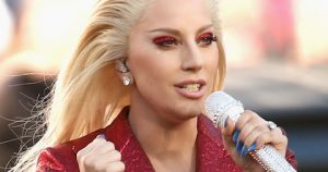 Gaga sings this week on TV