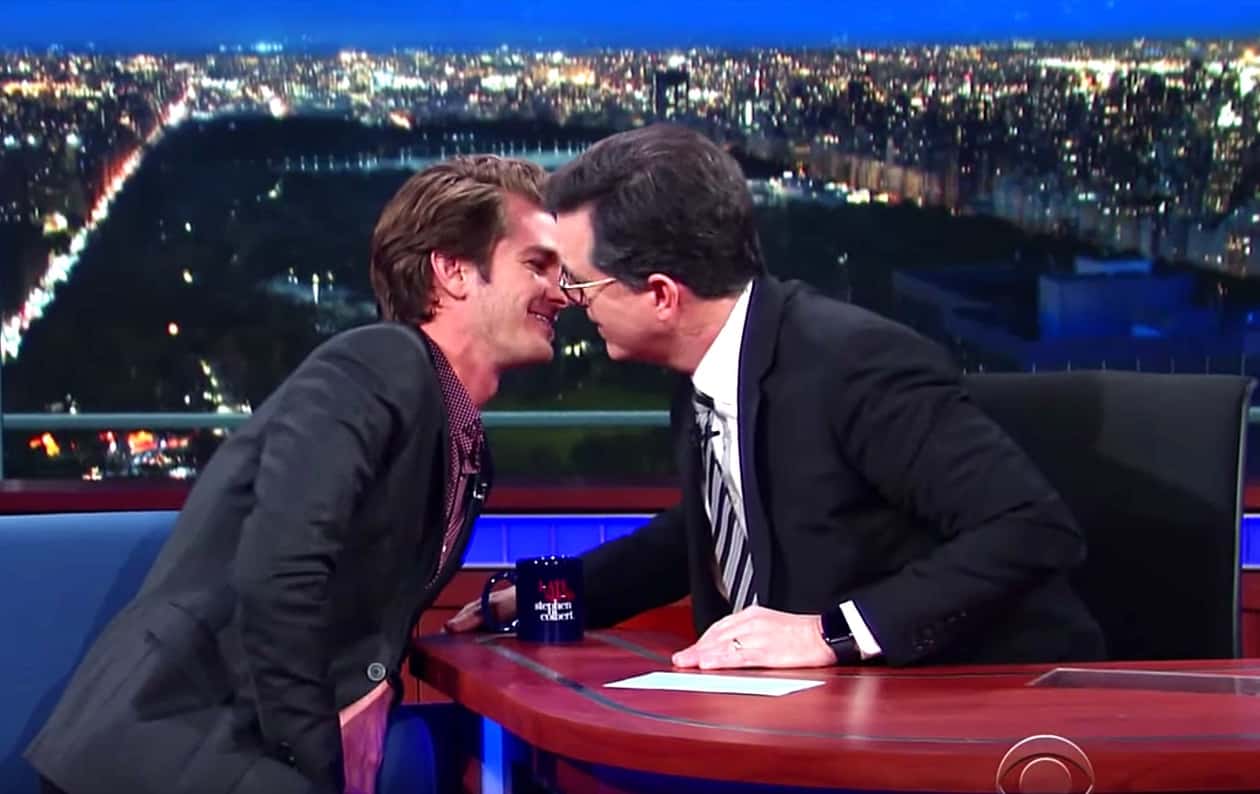 Andrew Garfield Stephen Colbert