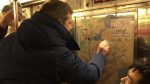 anti-semitic graffiti nyc subway
