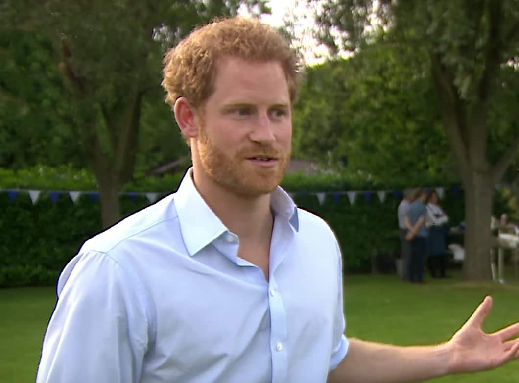 Prince Harry waxing