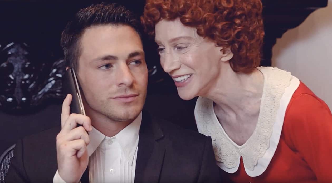 Colton Haynes Kathy Griffin grannie