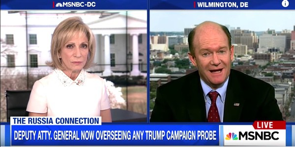 Andrea Mitchell Chris Coons