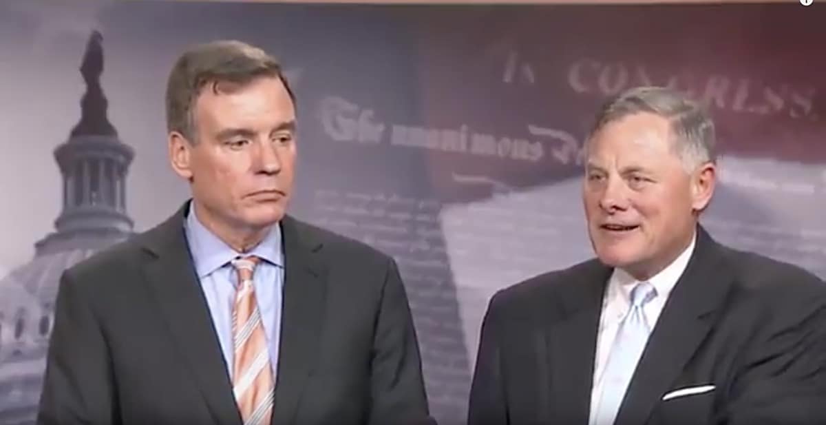 senate intelligence committee mark warner richard burr