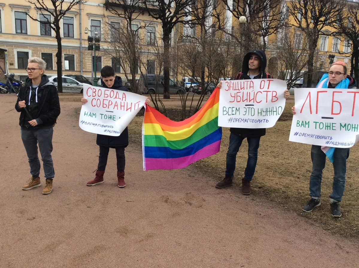 chechnya gay protest