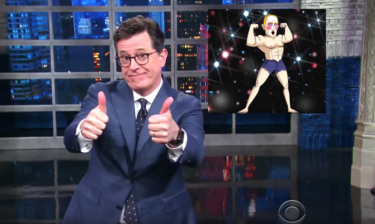 colbert gay clown