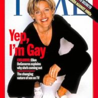 Ellen Degeneres yep i'm gay