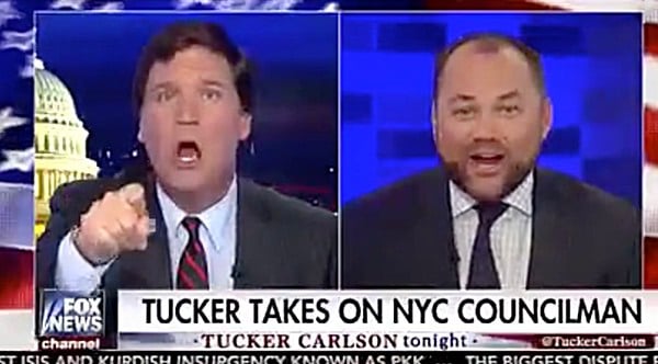 Tucker Carlson Corey Johnson