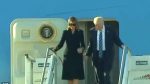Donald Trump Melania hand-holding