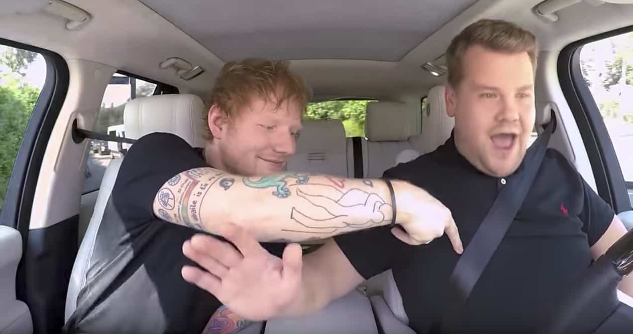 Sheeran Carpool karaoke