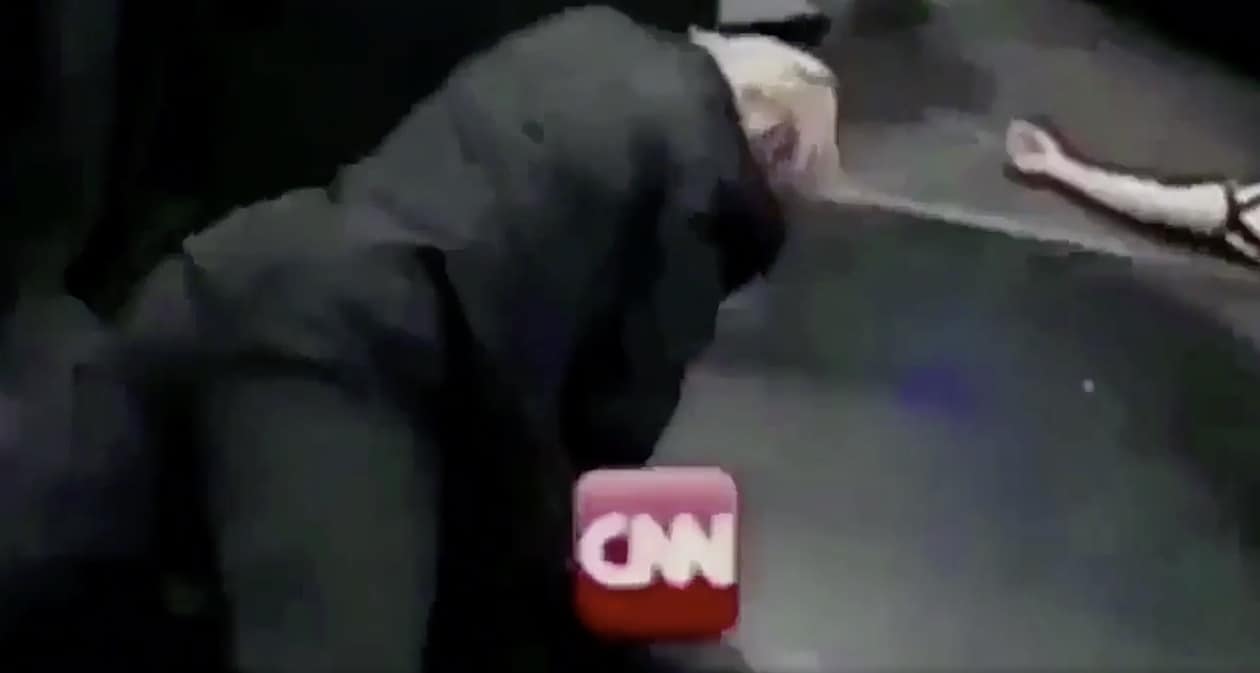 trump bodyslamming cnn