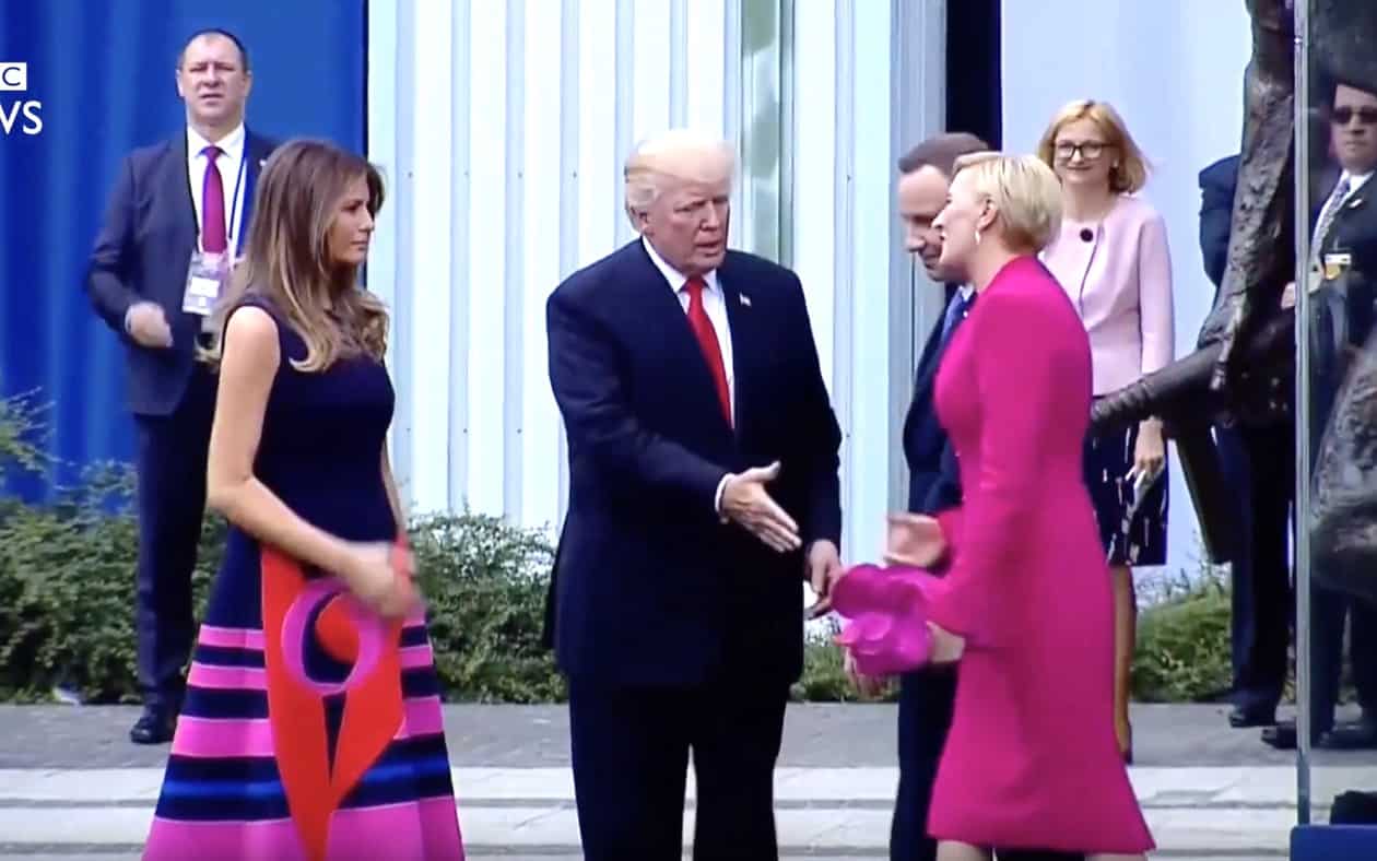 Trump handshake