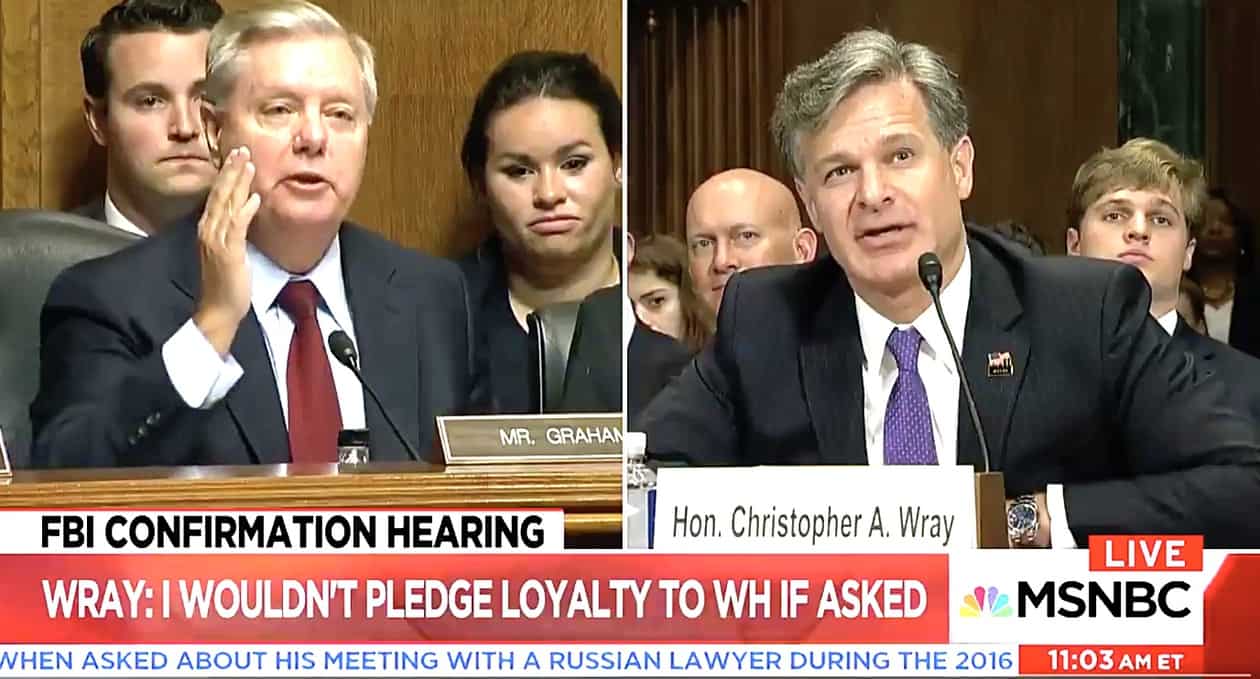 Lindsey Graham Christopher Wray