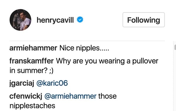 armie hammer henry cavill