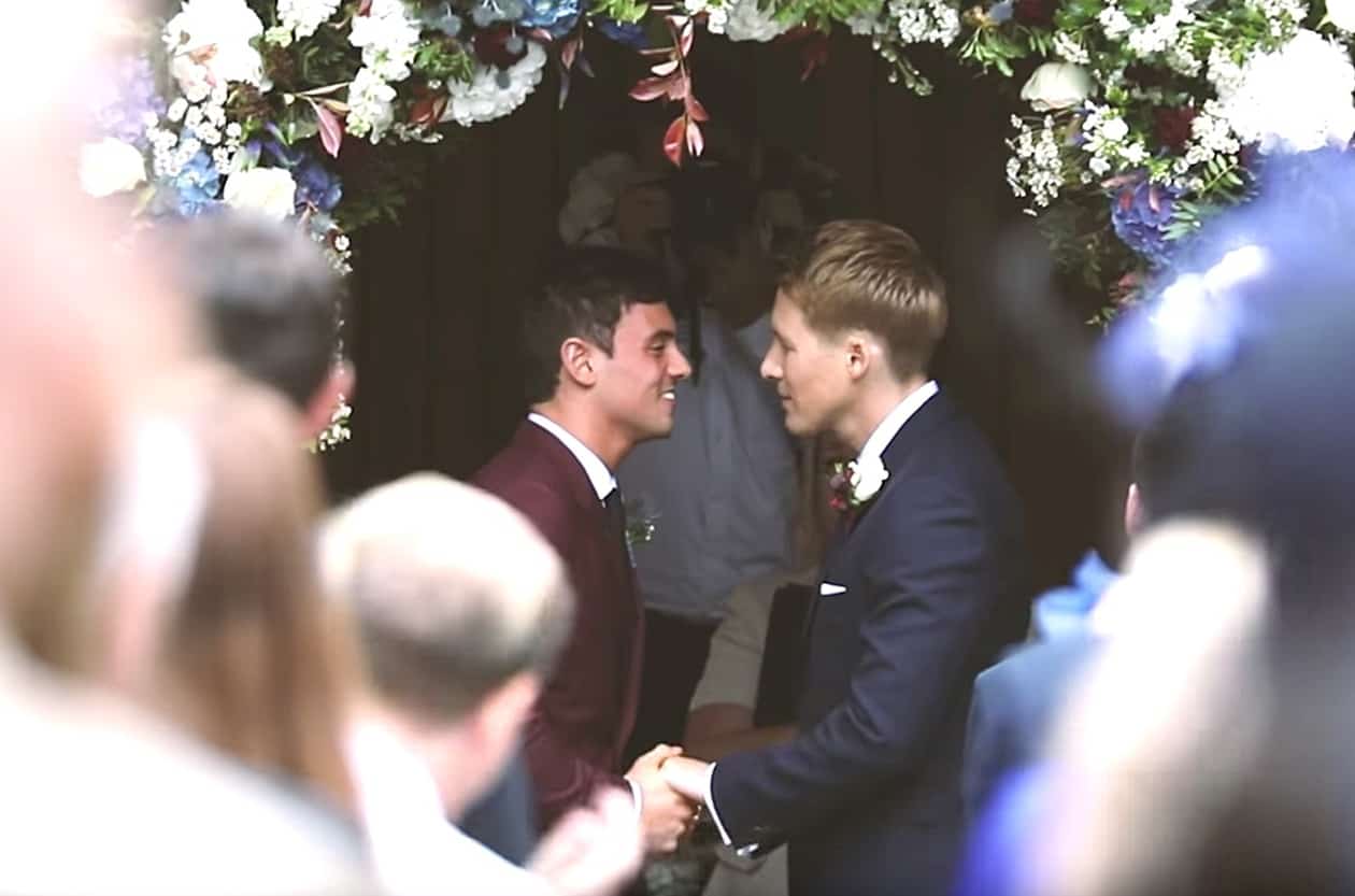 tom daley wedding