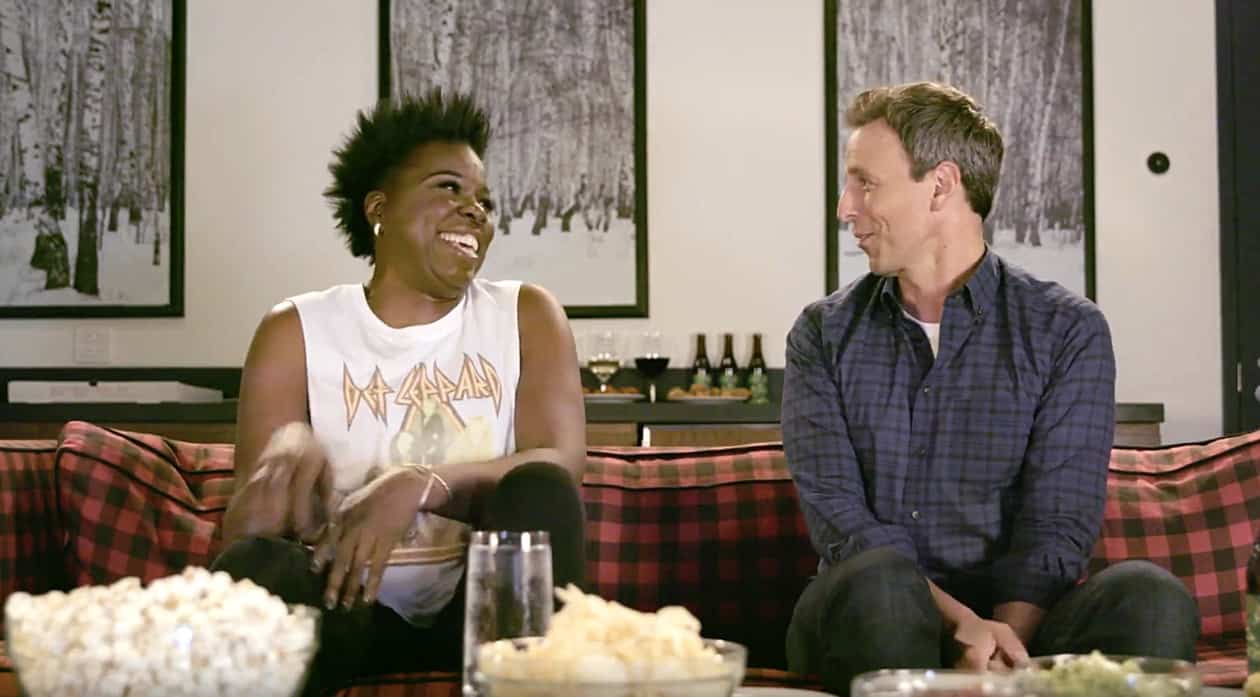 Leslie Jones Seth Meyers