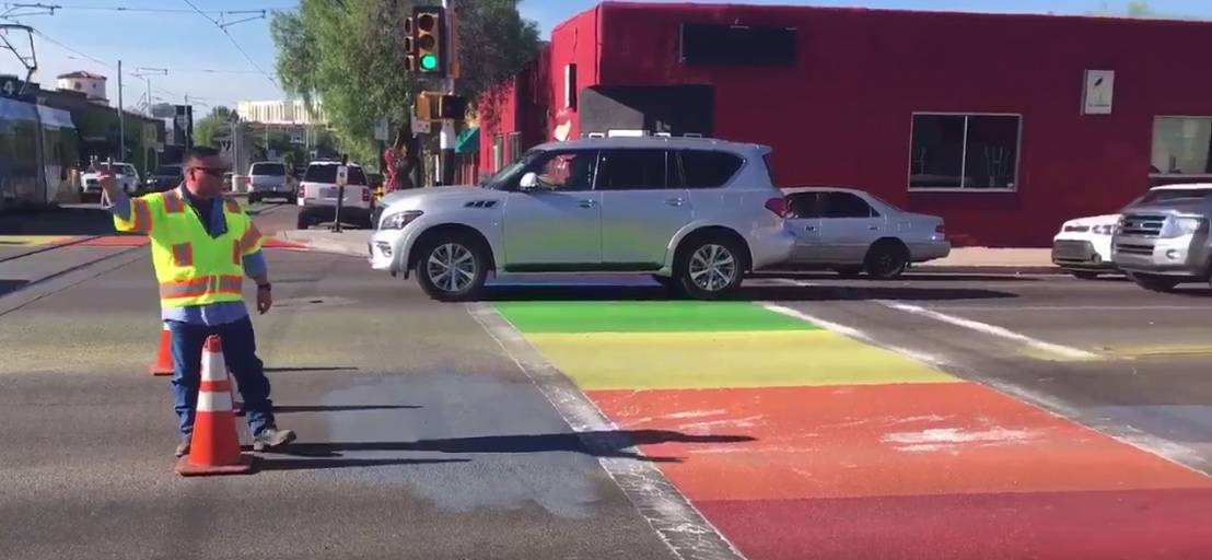 tucson rainbow crosswalk