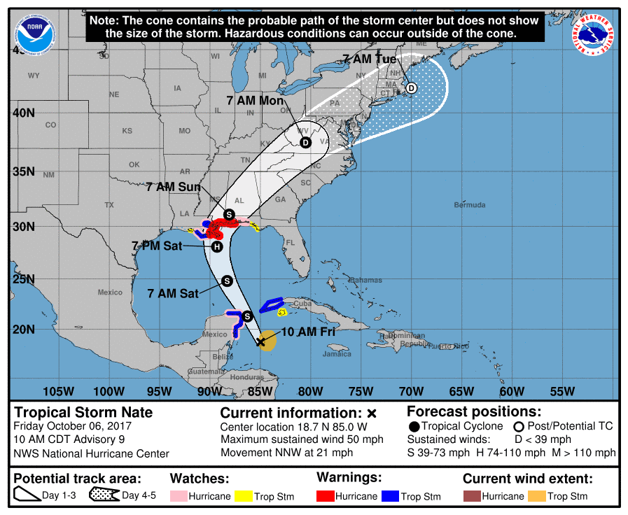 hurricane nate