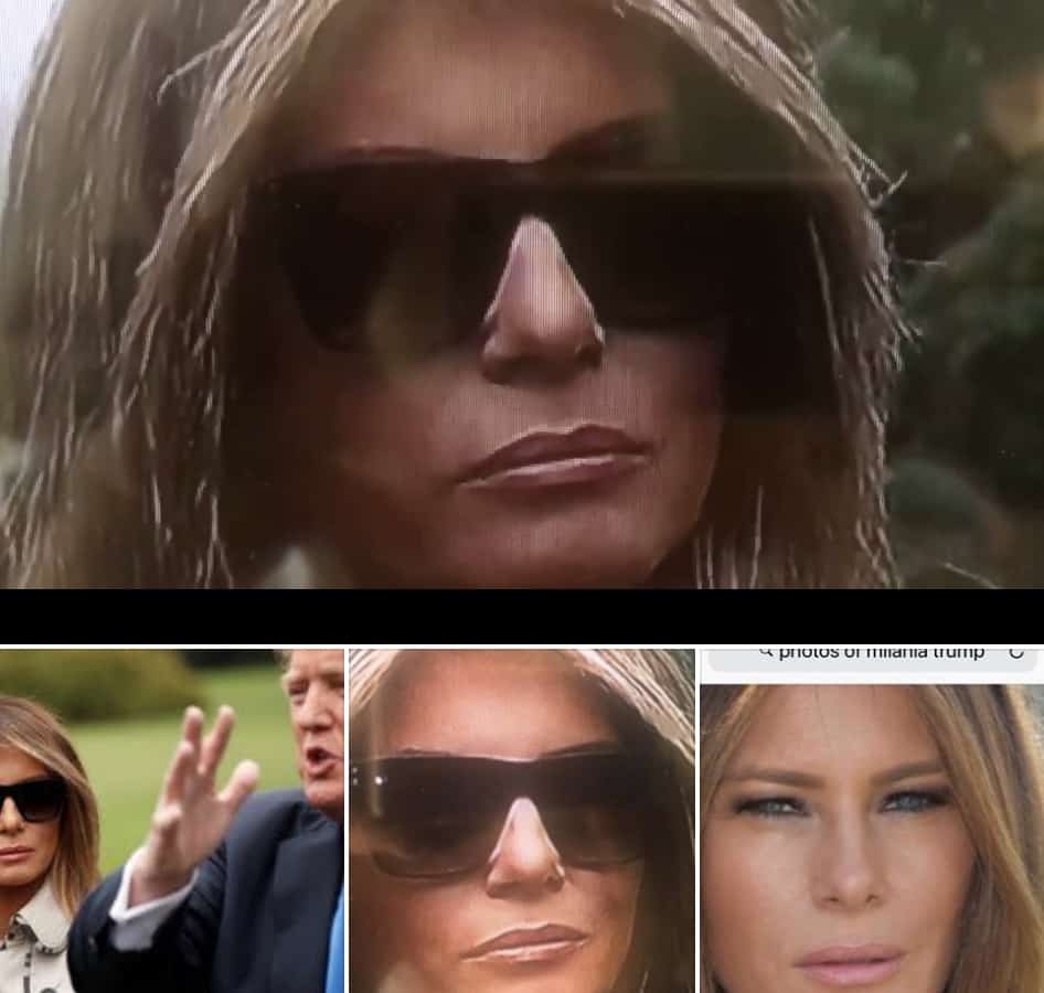 Melania body double