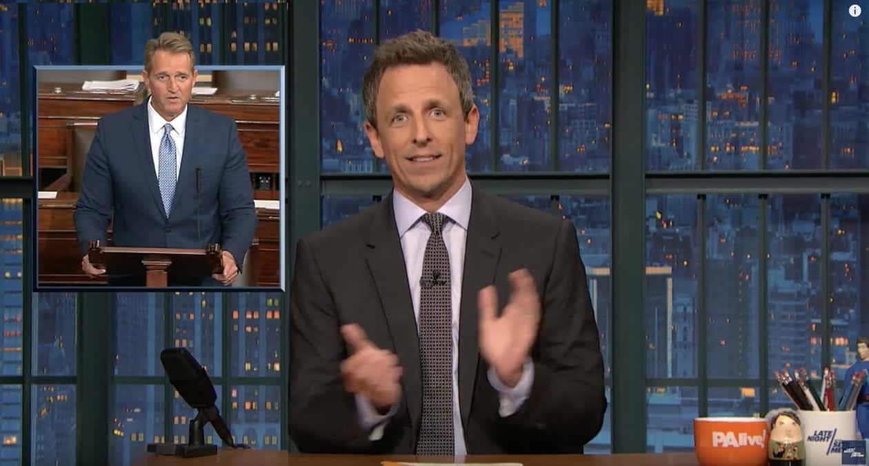 Jeff Flake Seth Meyers