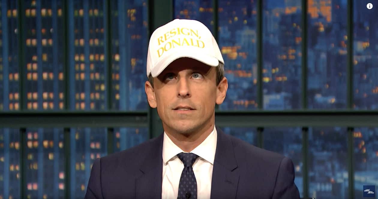 seth meyers hat