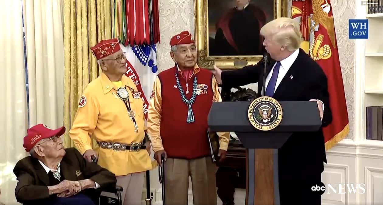 donald trump pocahontas