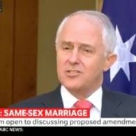 MAlcolm Turnbull marriage vote