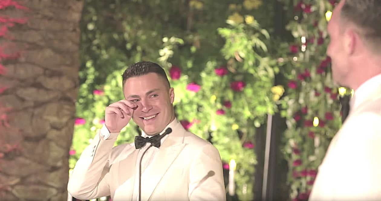 Colton Haynes wedding video