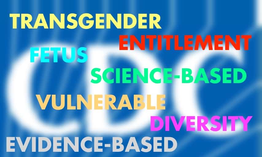 cdc banned words