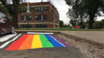 rainbow flag parking