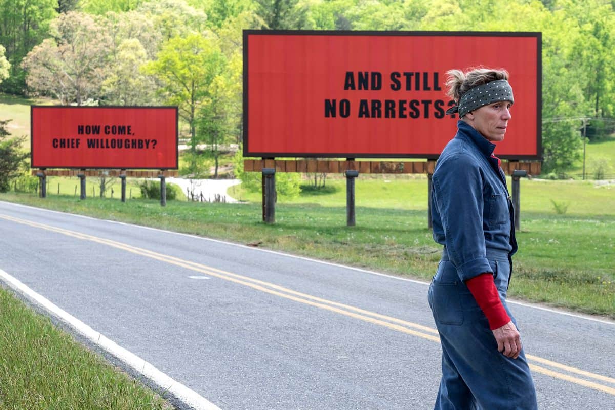 Three Billboards 2018 golden globes list