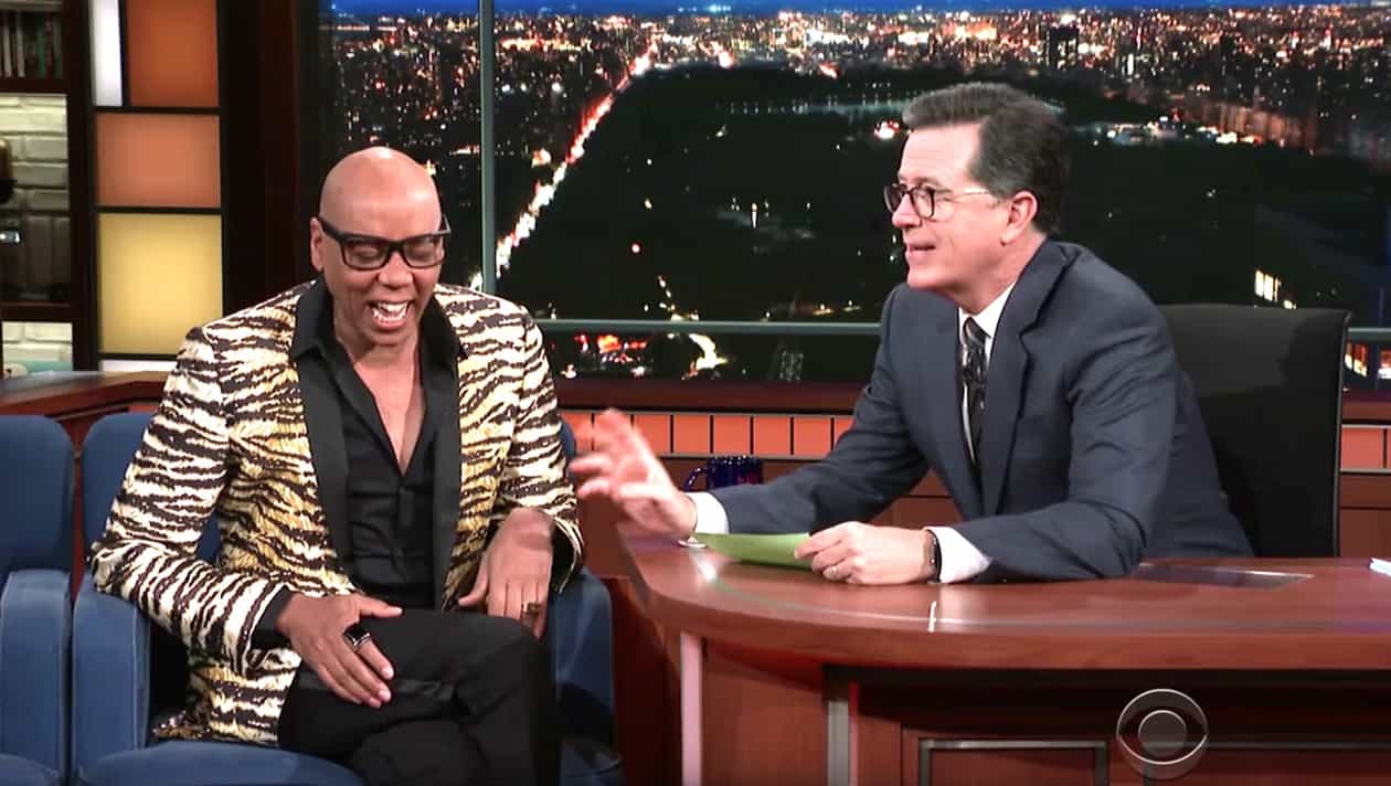 RuPaul Colbert squirrel friends