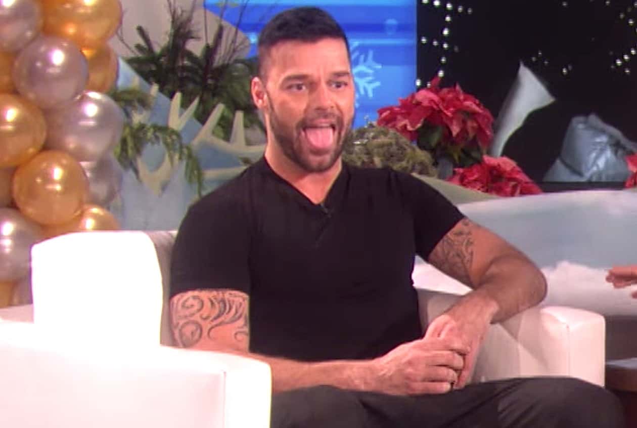 Ricky Martin tush