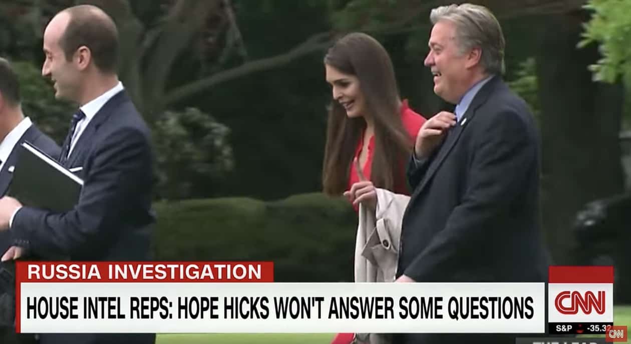 hope hicks resigning