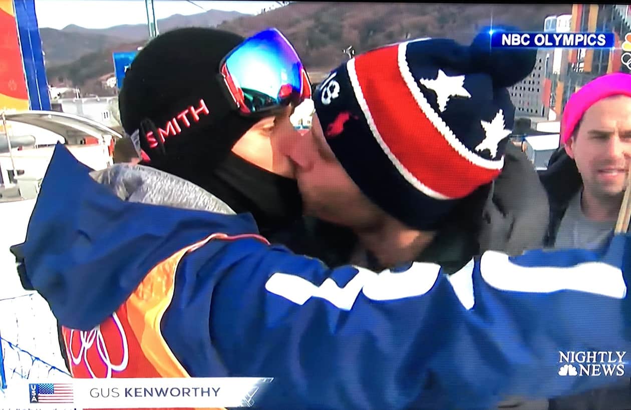 Gus Kenworthy kiss