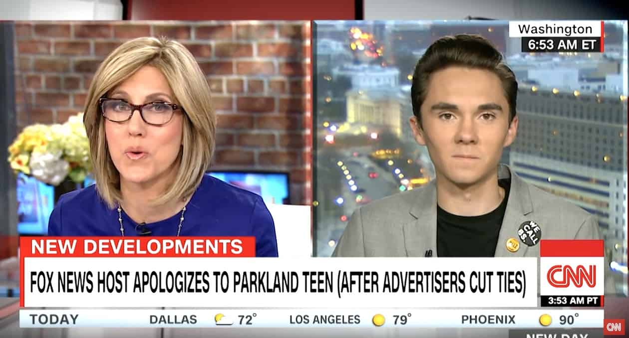 Alisyn Camerota David Hogg