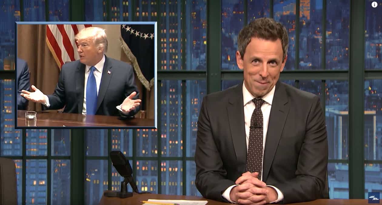 trump guns meyers