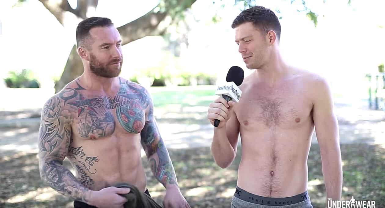 shirtless military